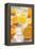 Fresh Pressed Orange Juice and Oranges-Jana Ihle-Framed Premier Image Canvas