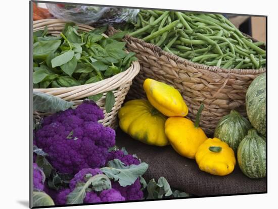 Fresh Produce at the Farmers Market in Whitefish, Montana, USA-Chuck Haney-Mounted Photographic Print