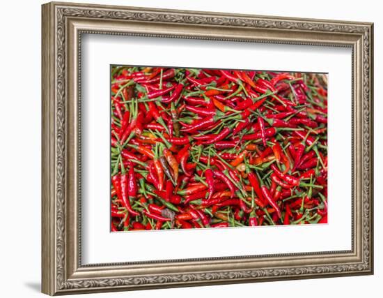 Fresh Produce for Sale at Market at Chau Doc-Michael Nolan-Framed Photographic Print