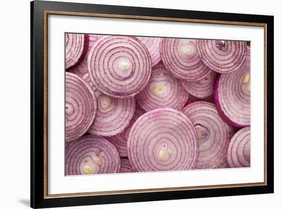 Fresh Red Onions-Steve Gadomski-Framed Photographic Print