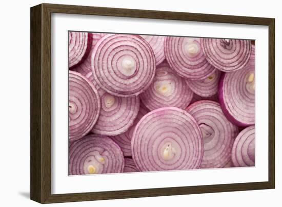 Fresh Red Onions-Steve Gadomski-Framed Premium Photographic Print