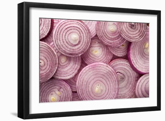 Fresh Red Onions-Steve Gadomski-Framed Photographic Print