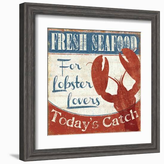 Fresh Seafood I-Pela Design-Framed Art Print