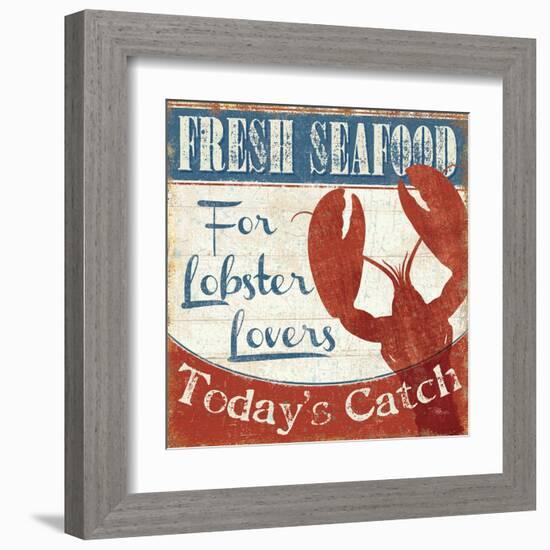 Fresh Seafood I-Pela Design-Framed Art Print