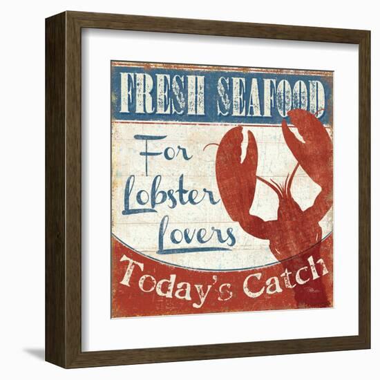 Fresh Seafood I-Pela Design-Framed Art Print