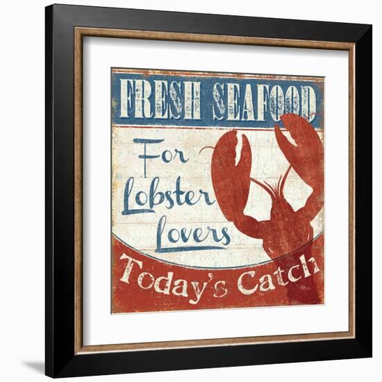 Fresh Seafood I-Pela Design-Framed Art Print