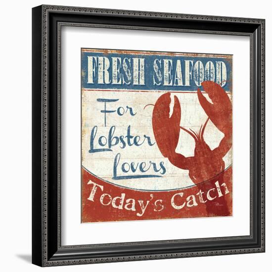 Fresh Seafood I-Pela Design-Framed Art Print