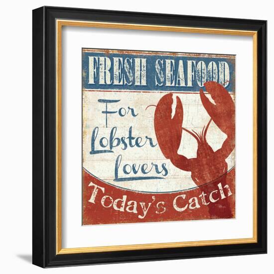 Fresh Seafood I-Pela Design-Framed Art Print