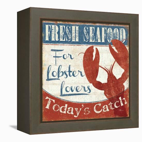 Fresh Seafood I-Pela Design-Framed Stretched Canvas