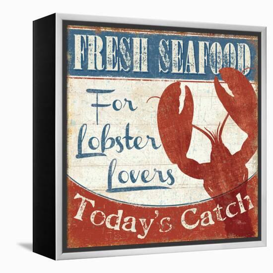 Fresh Seafood I-Pela Design-Framed Stretched Canvas