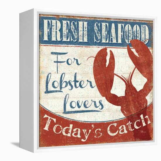 Fresh Seafood I-Pela Design-Framed Stretched Canvas