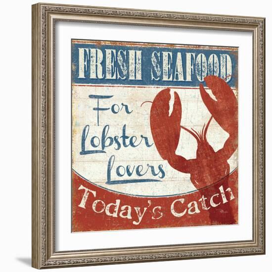 Fresh Seafood I-Pela Design-Framed Art Print