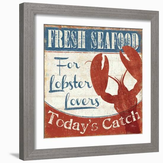 Fresh Seafood I-Pela Design-Framed Art Print