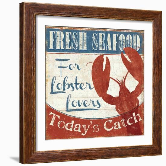 Fresh Seafood I-Pela Design-Framed Art Print