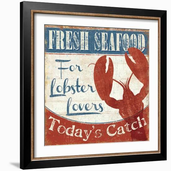 Fresh Seafood I-Pela Design-Framed Art Print