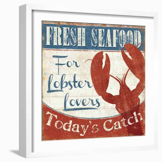 Fresh Seafood I-Pela Design-Framed Art Print