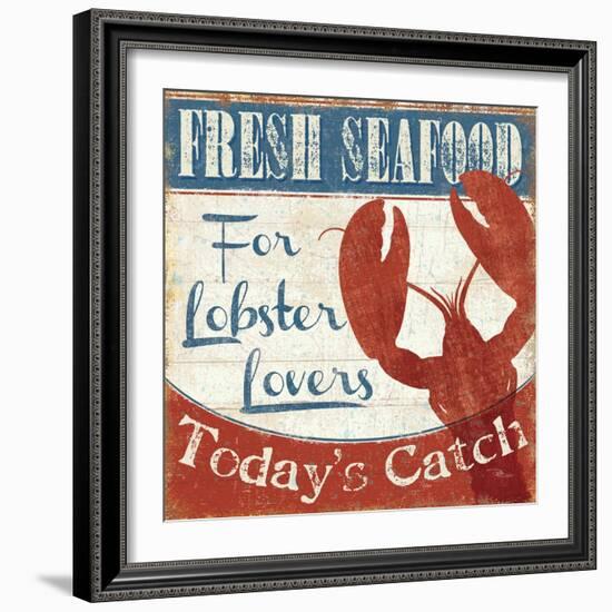 Fresh Seafood I-Pela Design-Framed Art Print