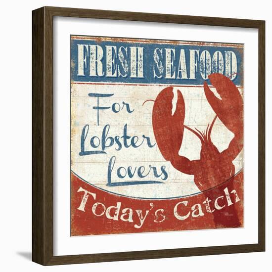 Fresh Seafood I-Pela Design-Framed Premium Giclee Print