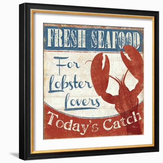 Fresh Seafood I-Pela Design-Framed Premium Giclee Print