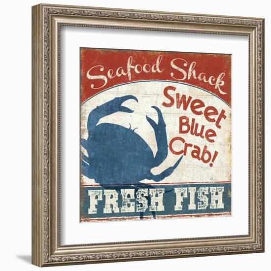 Fresh Seafood II-Pela Design-Framed Art Print