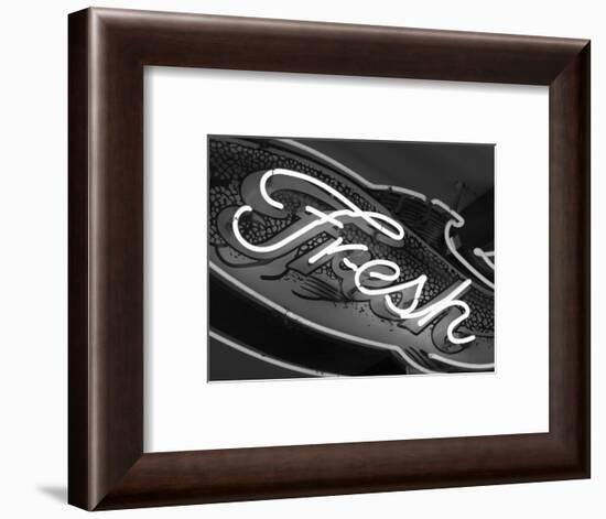 Fresh Sign at Pike's Place Market, Seattle, Washington, USA-Savanah Stewart-Framed Photographic Print