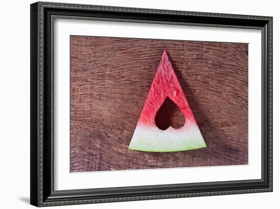 Fresh Slice of Watermelon-Halimqomarudin-Framed Photographic Print