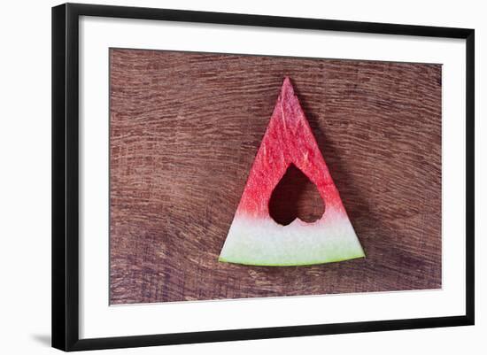 Fresh Slice of Watermelon-Halimqomarudin-Framed Photographic Print