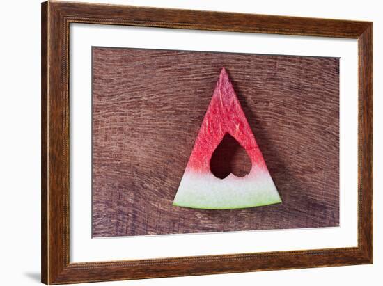 Fresh Slice of Watermelon-Halimqomarudin-Framed Photographic Print