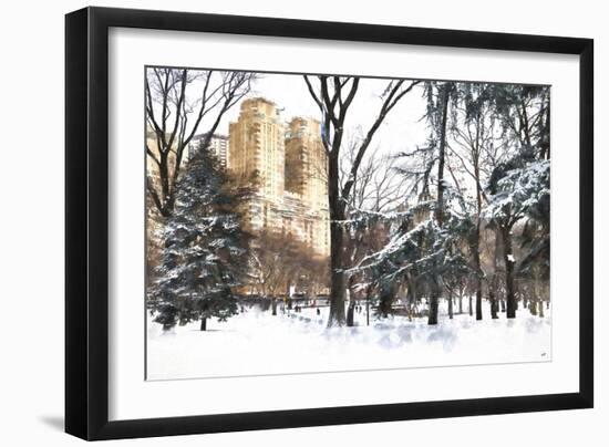 Fresh snow in Central Park-Philippe Hugonnard-Framed Giclee Print