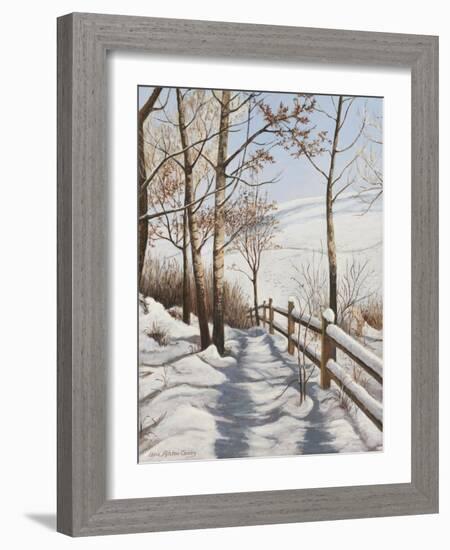 Fresh Snow-Lene Alston Casey-Framed Art Print