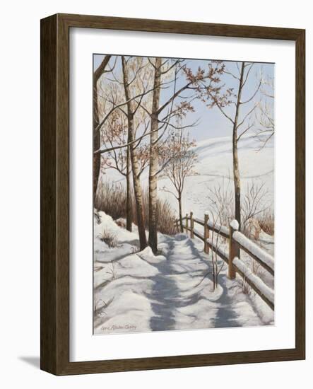 Fresh Snow-Lene Alston Casey-Framed Art Print