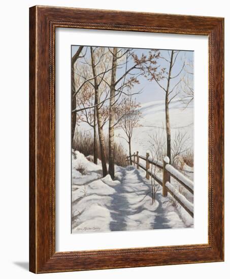 Fresh Snow-Lene Alston Casey-Framed Art Print