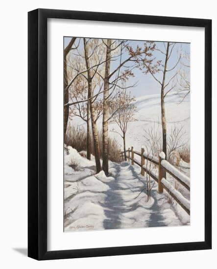 Fresh Snow-Lene Alston Casey-Framed Art Print