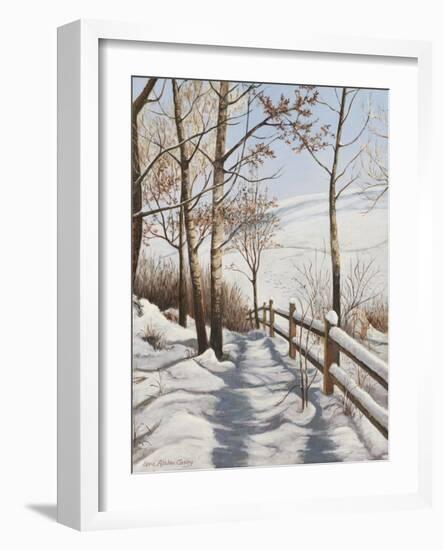 Fresh Snow-Lene Alston Casey-Framed Art Print