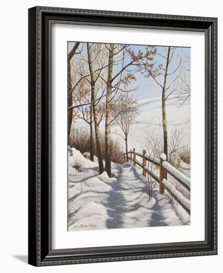 Fresh Snow-Lene Alston Casey-Framed Art Print