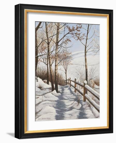 Fresh Snow-Lene Alston Casey-Framed Art Print