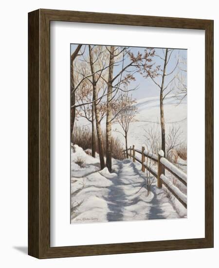 Fresh Snow-Lene Alston Casey-Framed Art Print