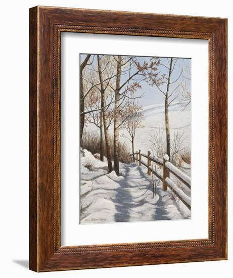 Fresh Snow-Lene Alston Casey-Framed Art Print