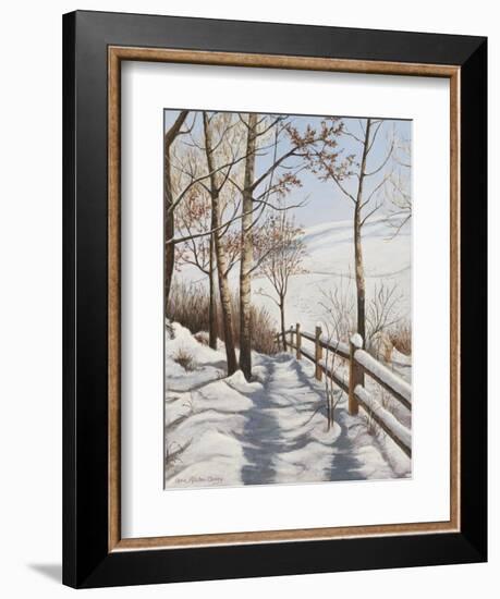 Fresh Snow-Lene Alston Casey-Framed Art Print