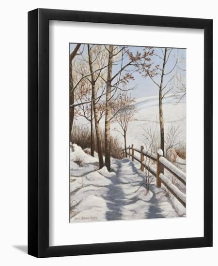 Fresh Snow-Lene Alston Casey-Framed Art Print