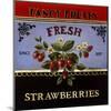 Fresh Strawberries-Kimberly Poloson-Mounted Art Print