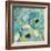 Fresh Teal Flowers III-Silvia Vassileva-Framed Art Print