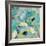 Fresh Teal Flowers III-Silvia Vassileva-Framed Art Print