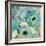 Fresh Teal Flowers III-Silvia Vassileva-Framed Art Print