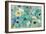 Fresh Teal Flowers-Silvia Vassileva-Framed Art Print