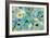 Fresh Teal Flowers-Silvia Vassileva-Framed Art Print