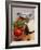 Fresh Tomatoes, Basil and Piece of Cheese, Sauce-Boat-null-Framed Photographic Print