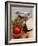 Fresh Tomatoes, Basil and Piece of Cheese, Sauce-Boat-null-Framed Photographic Print