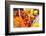 Fresh tropical fruit for sale in historic Cartagena, Colombia.-Jerry Ginsberg-Framed Photographic Print