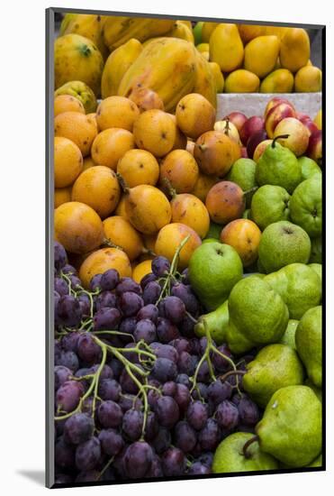 Fresh tropical fruit for sale in historic Cartagena, Colombia.-Jerry Ginsberg-Mounted Photographic Print